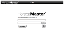 Tablet Screenshot of horecamaster.nl